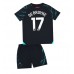 Manchester City Kevin De Bruyne #17 Tredjedraktsett Barn 2023-24 Korte ermer (+ Korte bukser)